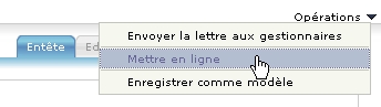 mettre en ligne